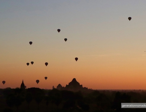 Checking out the temples of Bagan